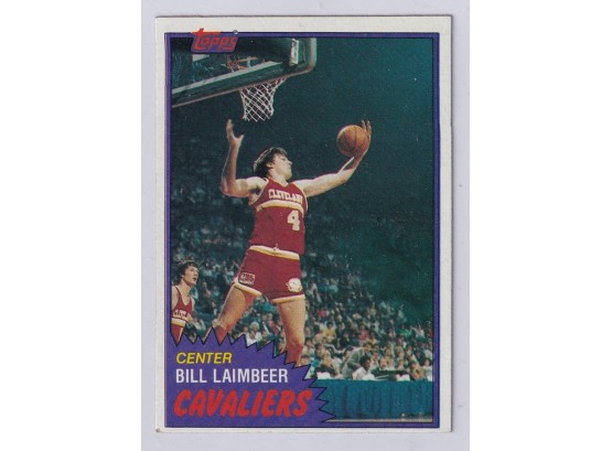 1981 Topps Bill Lambeer Rookie Card
