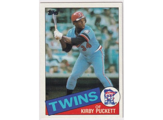 1985 Topps Kirby Puckett Rookie Card