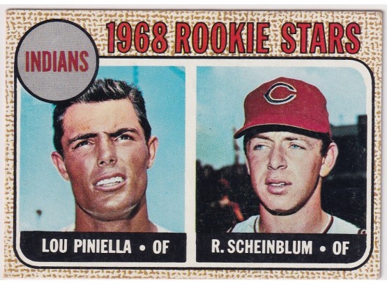 1968 Topps Rookie Stars Lou Piniella & Richie Scheinblum