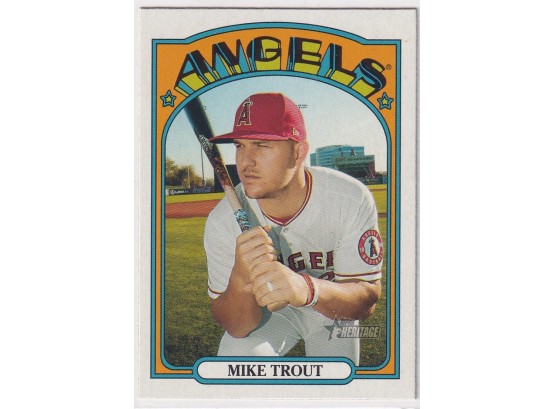 2021 Topps Heritage Mike Trout