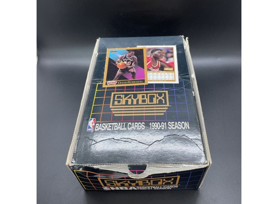 1990 Sky Box NBA Card Box