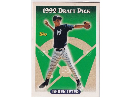 1993 Topps Derek Jeter 1992  Draft Pick Rookie Card
