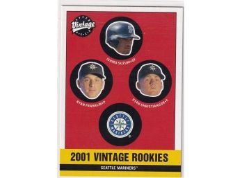 2001 Upper Deck Vintage Rookies Seattle Mariners