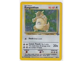 1999 Pokemon Kangaskhan Holo Card