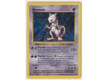 1999 Pokemon Mewtwo Holo
