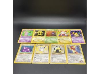 9 Rare Pokemon Cards