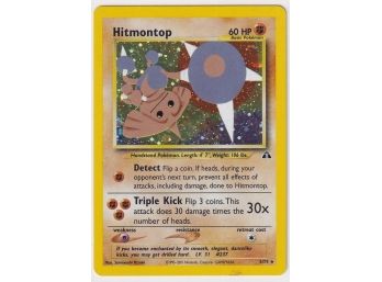 2001 Pokemon Hitmontop Holo Card