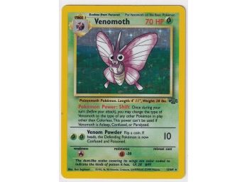 1999 Pokemon Venomoth Holo Card