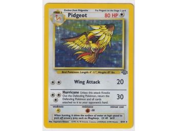 1999 Pokemon Pidgeot Holo Card