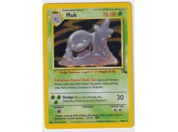 1999 Pokemon Muk Holo Card