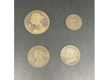 4 Queen Victoria Coins