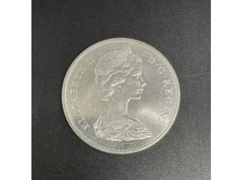 1965 Canadian Voyageurs Silver Dollar