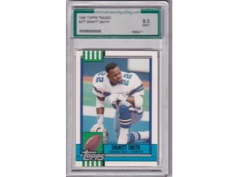 1990 Topps Traded Emmitt Smith AGS 9 Mint