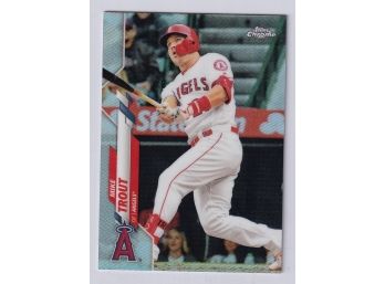 2020 Topps Chrome Mike Trout Chrome Refractor