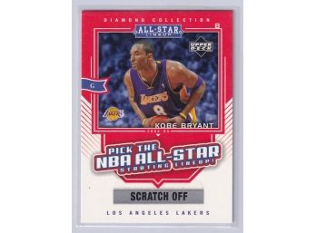 2004 Upper Deck Kobe Bryant All Star Diamond Collection