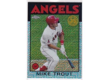 2021 Topps Chrome Mike Trout 35th Anniversary