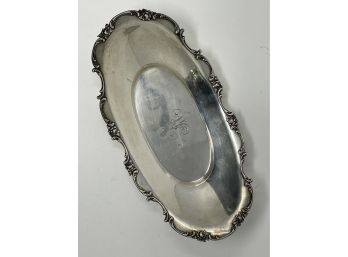 Sterling Oval Dish - Monogrammed