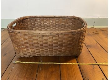 Large Antique Gathering Basket