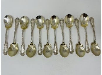 Sterling J.E. Caldwell Co Monogrammed Spoons