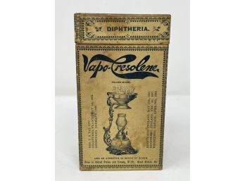 Antique Vapo- Cresolene - Complete With Contents