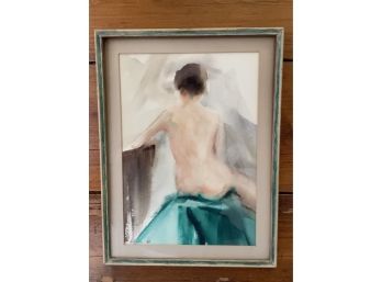 Nude Watercolor Signed