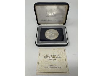 1975 Fiji Islands Twenty Five Dollar Proof Coin