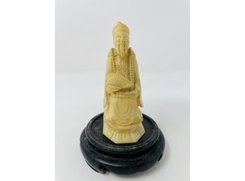 Antique Carved Bone Figural Buddha