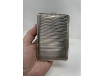 Antique Sterling Engraved Cigarette Case