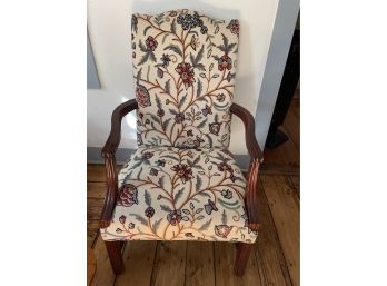 19th Century Embroidered Upholstered Armchair