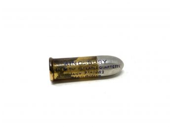 Kingsbury From The Defeated Quartette 1882 Maginnis Bullet Pin