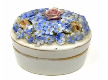 Antique Porcelain Trinket Box