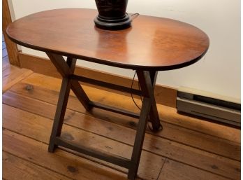 Antique Wooden Cross Legged Table