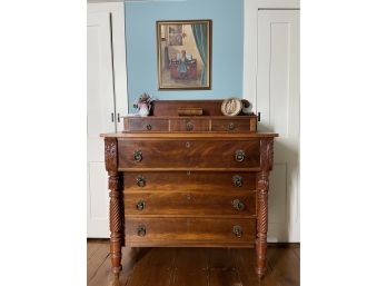 Antique Dresser Lot With Some Collectibles