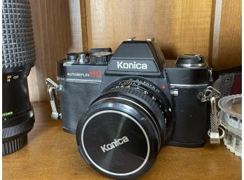 Vintage Konica Autoreflex TC Camera Lot