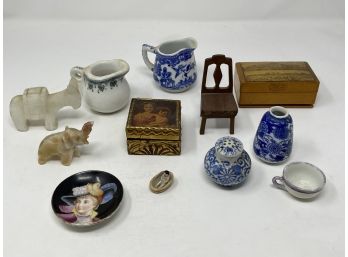 Antique Miniatures Lot Of Collectibles