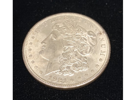 1921-D Morgan Head Silver Dollar