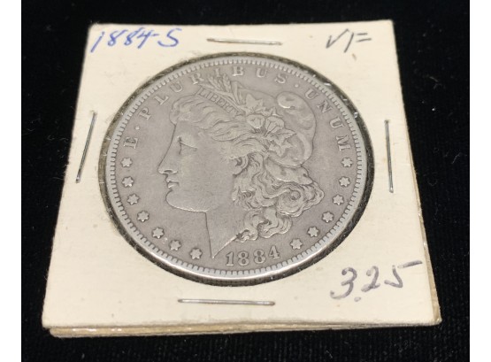 1884-S Morgan Head Silver Dollar