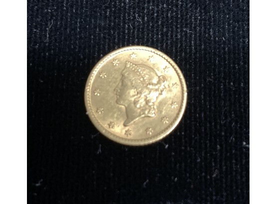 1852 Liberty Head $1 Piece