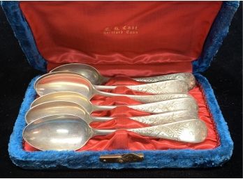 C.H. Chase 6 Sterling Silver Spoon Set