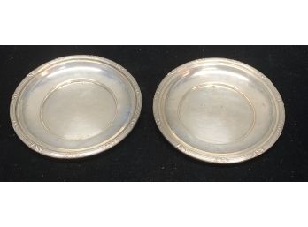 Pair Of Georgian Silver Plates