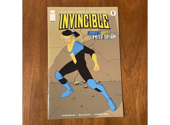 Invincible 1 Larry's Wonderful World Of Comics Limited Edition