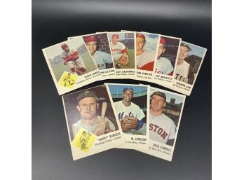 9 1963 Fleer Baseball Cards