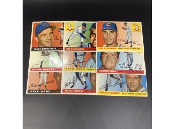 9 1955 Topps Baseball Cards