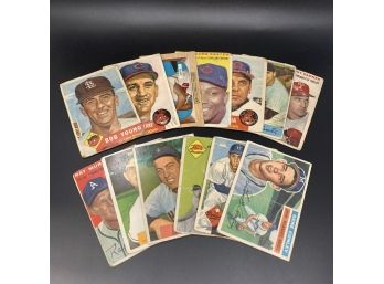 Multiple Vintage Baseball Cards