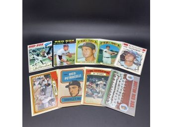 9 Boston Red Sox Baseball Cards