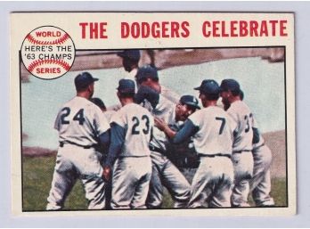1964 Topps The Dodgers Celebrate