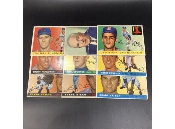 9 1950s Baseball Cards