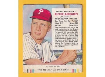 1955 Redman Tobacco Richie Ashburn