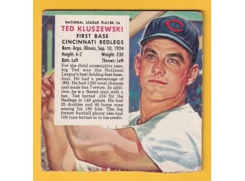 1954 Redman Tobacco Ted Kluszewski