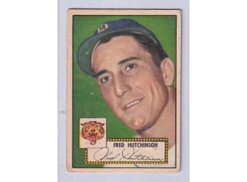 1952 Topps Fred Hutchinson